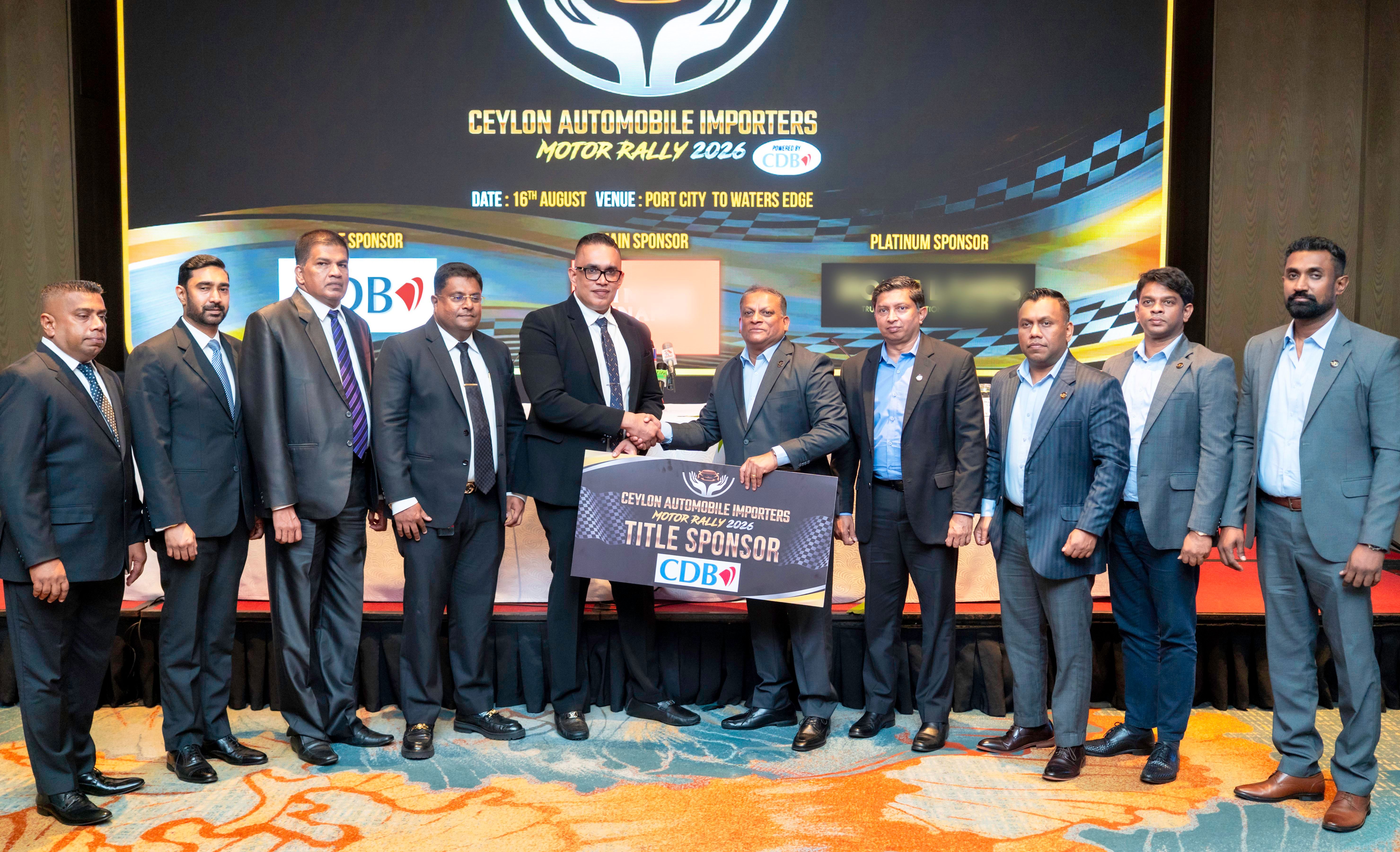 Driving Progress: CDB Powers the Ceylon Automobile Importers Association’s First-Ever Motor Rally in Sri Lanka