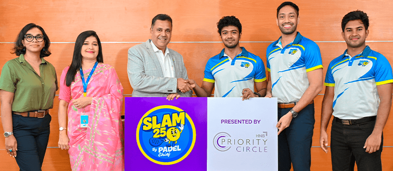 HNB Priority Circle Presenting Partner of Premier Padel Event SLAM25