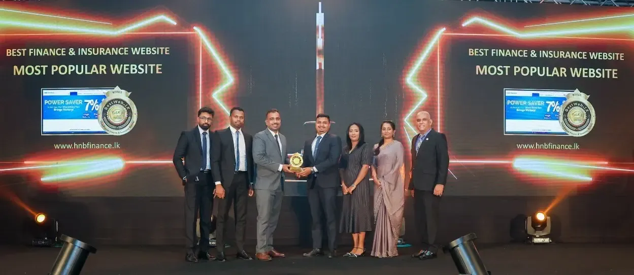 HNB FINANCE wins BestWeb.lk recognition for second consecutive year
