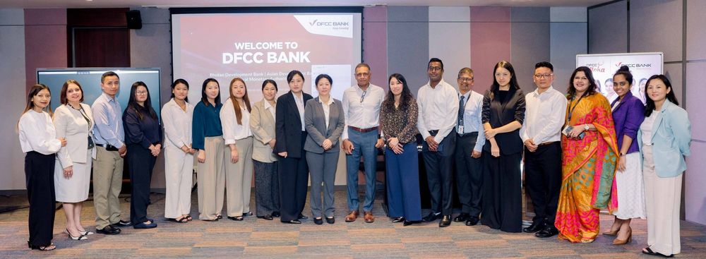 DFCC Bank Strengthens Regional Development-Finance Links through Exchange with Bhutan Development Bank and ADB
