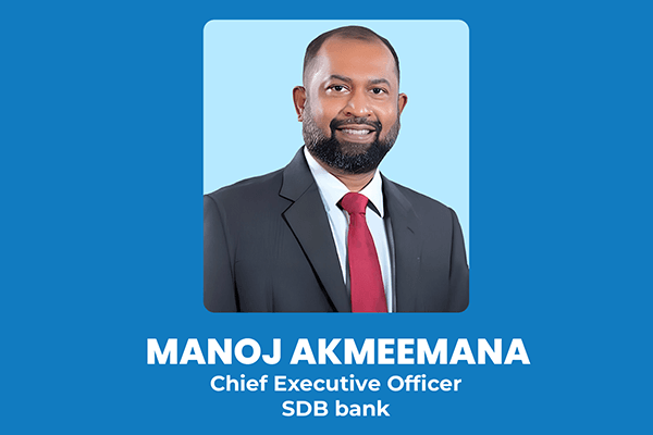 SDB Bank Appoints Banking Veteran Manoj Akmeemana as Chief Executive Officer
